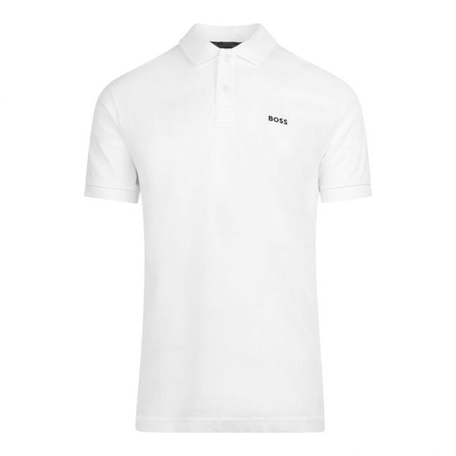 Mens White Piro S/s Polo Shirt