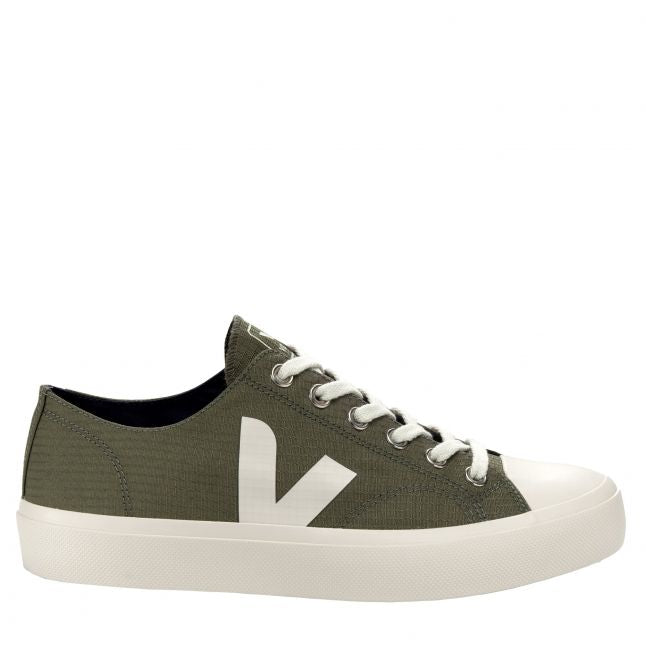 Mens Veja Khaki/Pierre Wata II Low Canvas Trainers