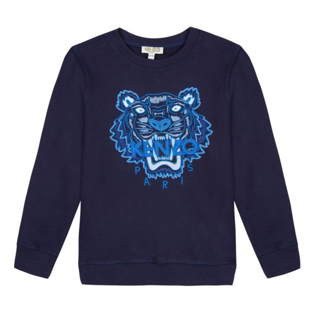 Boys Navy Iconic Tiger Sweat Top