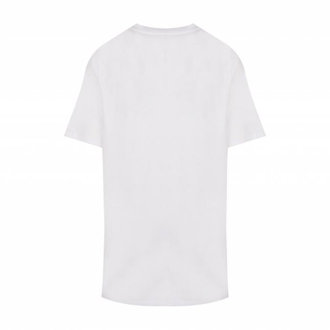 Michaek Kors Womens White Logo Mix S/s T Shirt