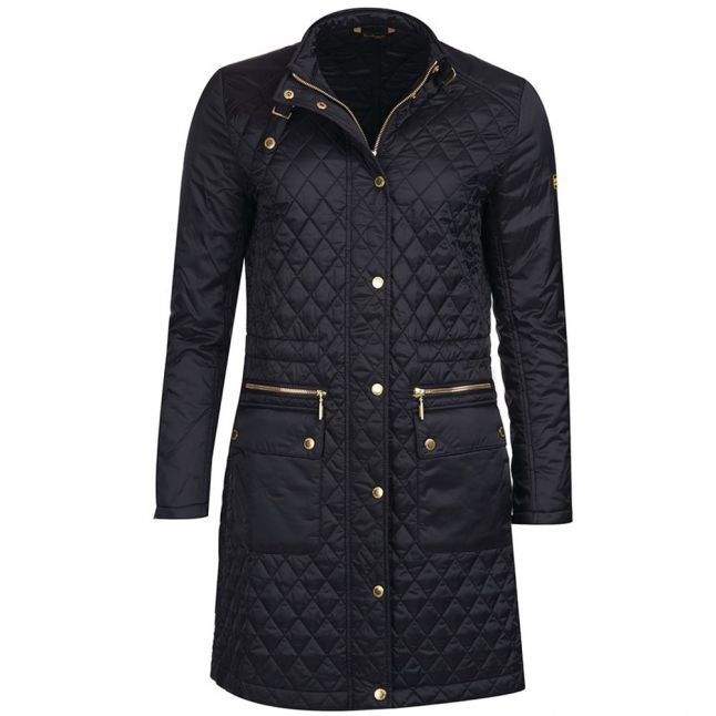 Womens Black Port Gower Quilted Jacket