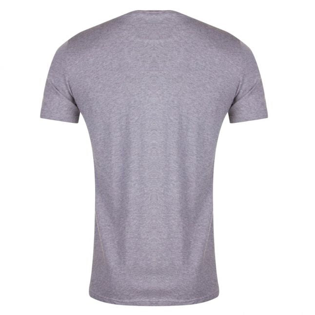 Mens Mid Grey Marl Panel S/s T Shirt