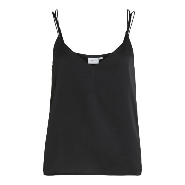 Womens Black Beaty Vidoritta Singlet Cami Top