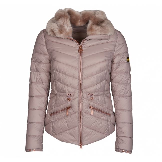 Womens Latte Velencia Quilted Jacket