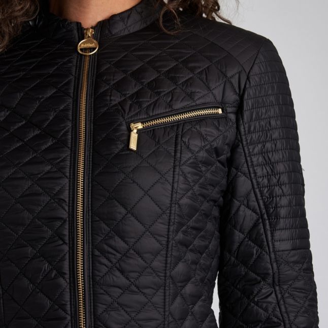 Womens Black Ronda Quilted Jacket