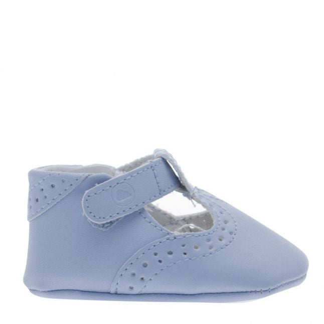 Baby Sky Blue T-Bar Shoes (15-19)