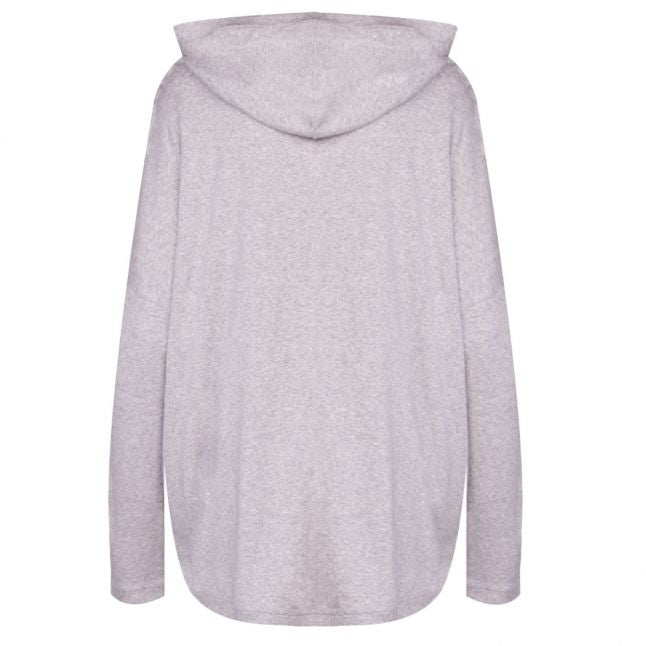 Womens Grey Heather Cotton Luxe Hoodie