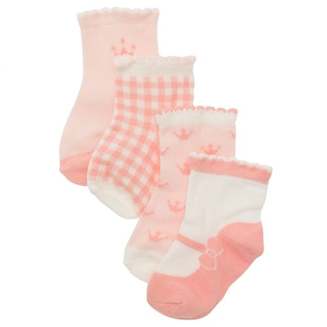 Baby Blush 4 Pack Socks