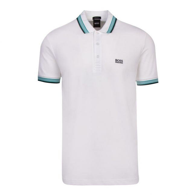 Athleisure Mens White Paddy Regular Fit S/s Polo Shirt