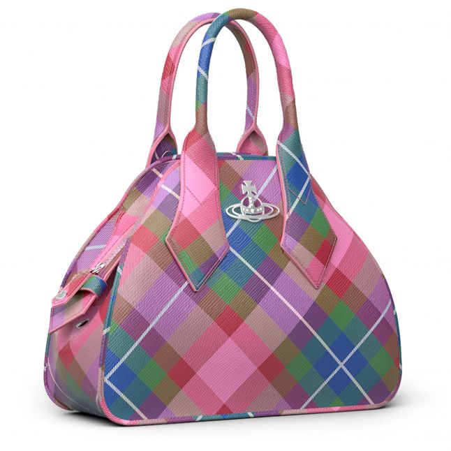 Womens Candy Tartan Yasmine Small Handbag