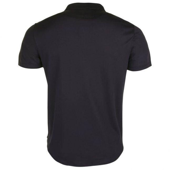 Mens Navy Slim Collar Slim S/s Shirt