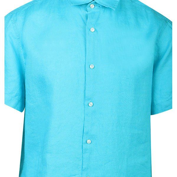 Mens BOSS Open Blue Rash 1 S/s Shirt