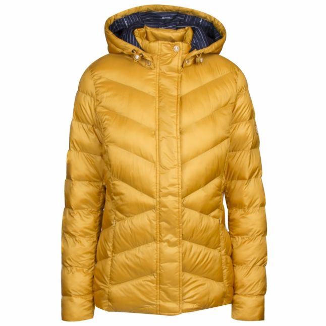 Womens Canary Yellow Seaward Quilted Jacket