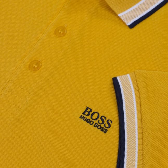 Athleisure Mens Pale Yellow Paddy Regular Fit S/s Polo Shirt