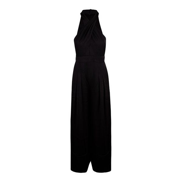 Womens Blackout Harlow Satin Jumpsuit