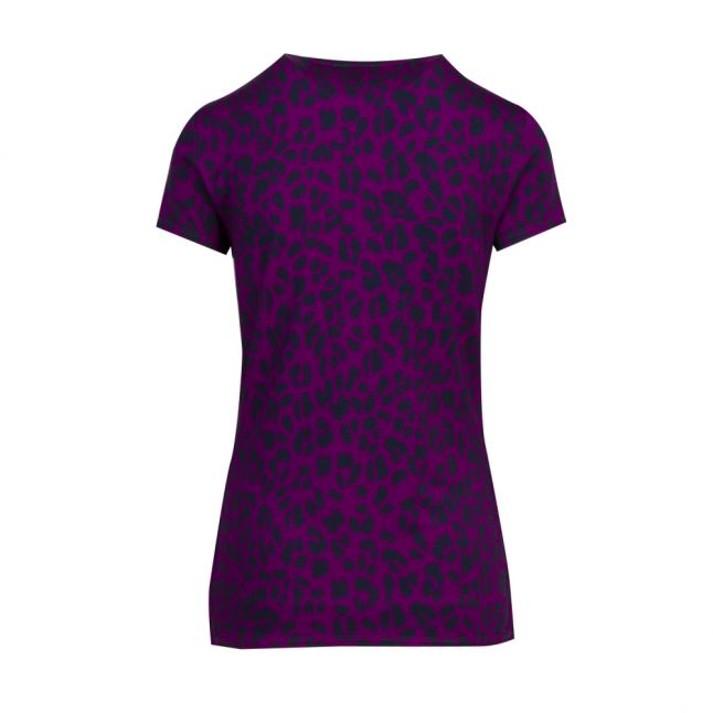 Womens Purple Mayai Wilderness Fitted S/s T Shirt