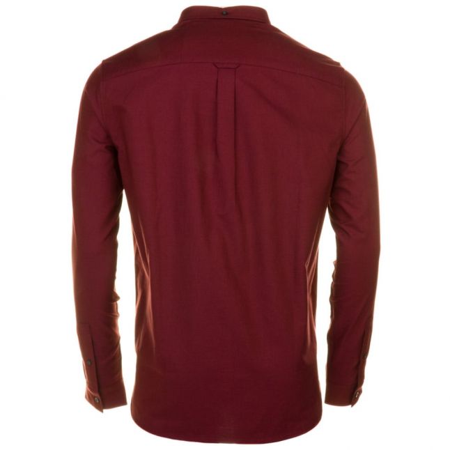 Mens Claret Jug Oxford L/s Shirt