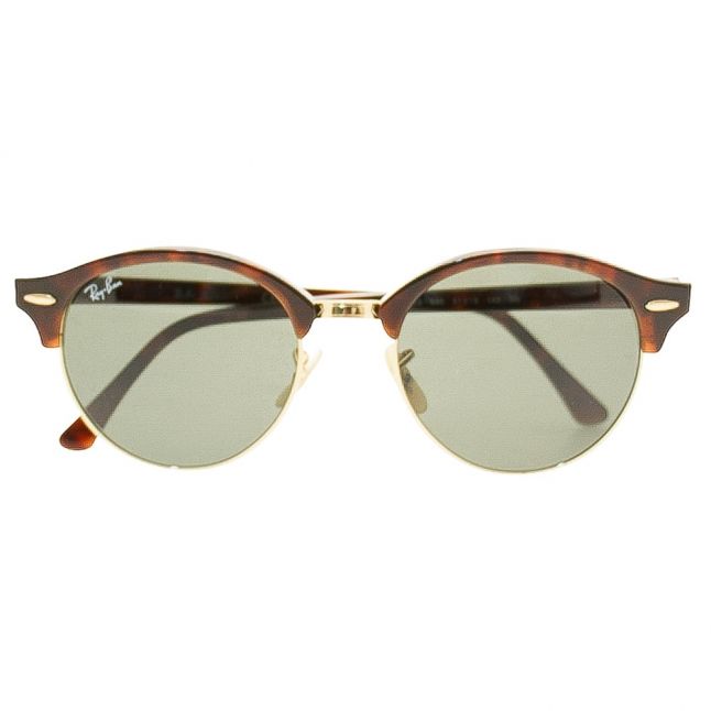 Mens Havana & Green RB4246 Clubround Sunglasses