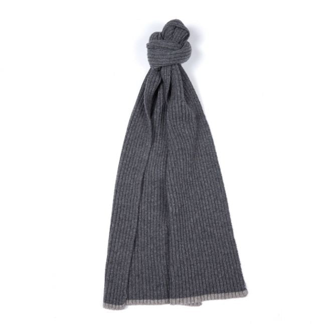 Mens Grey Cromer Beanie & Scarf Gift Set