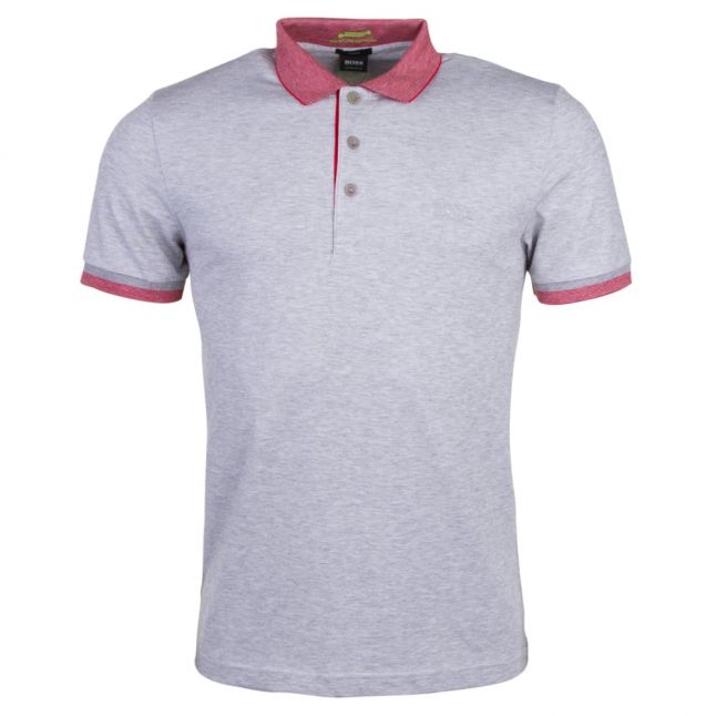 Athleisure Mens Grey Paule Slim S/s Polo Shirt