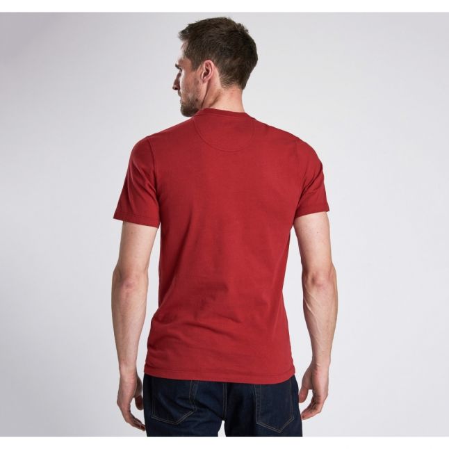 Steve McQueen™ Collection Mens Washed Red Collection Stand & Ride S/s T Shirt