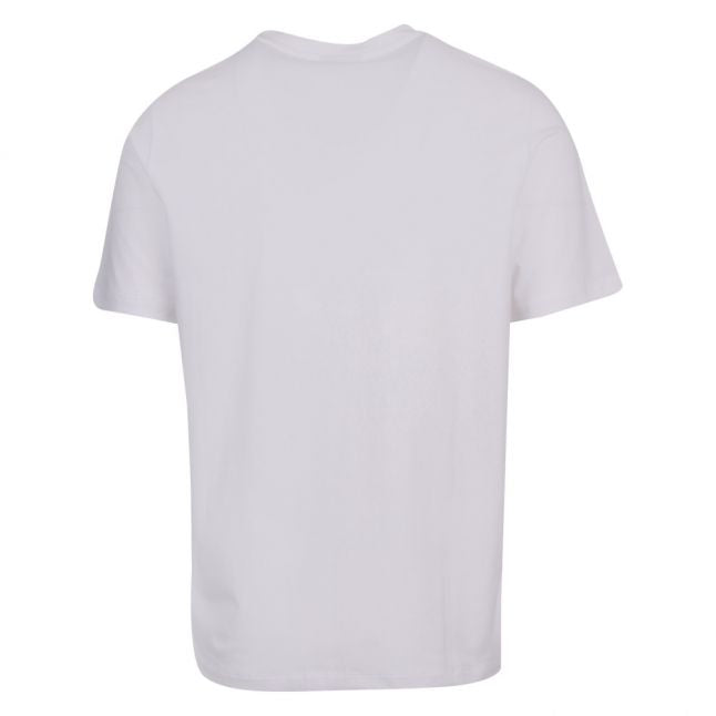 Mens White Large Logo S/s T Shirt