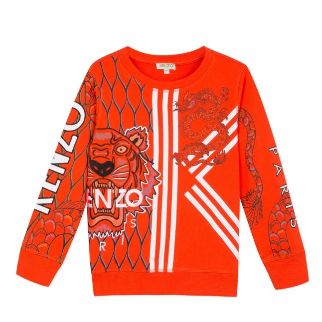 Junior Orange Gomer Japanese Sweat Top