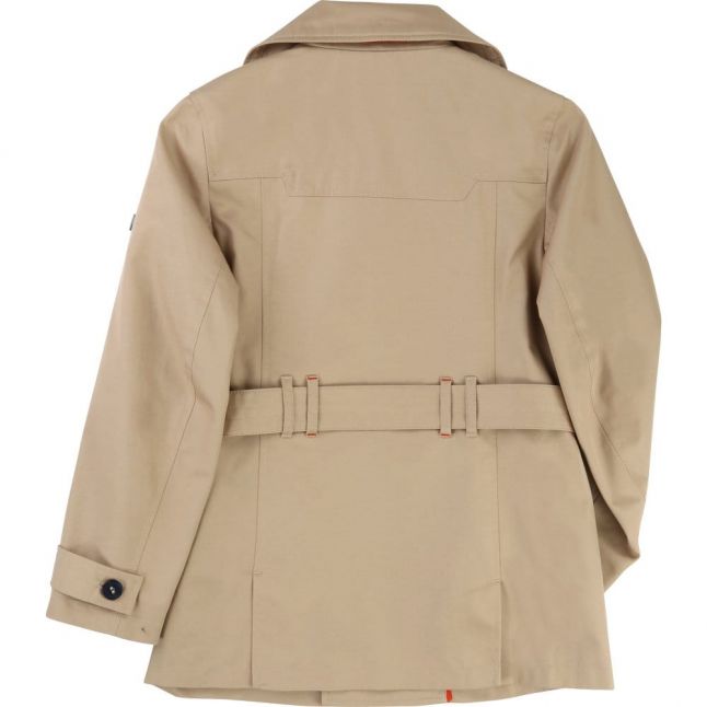 Boys Natural Belted Trench Coat