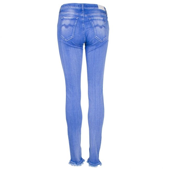 Womens Blue Wash High Rise Ankle-Zip Joi Skinny Fit Jeans