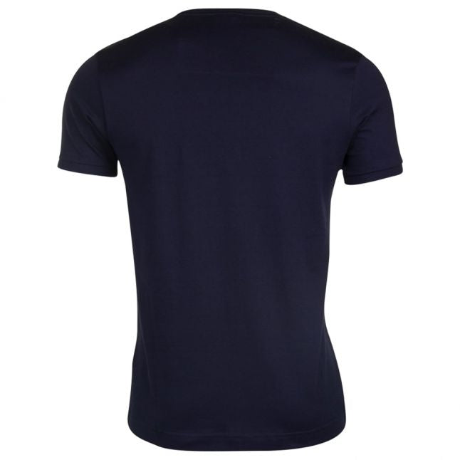 Mens Navy Pocket Logo Shark Fit S/s T Shirt