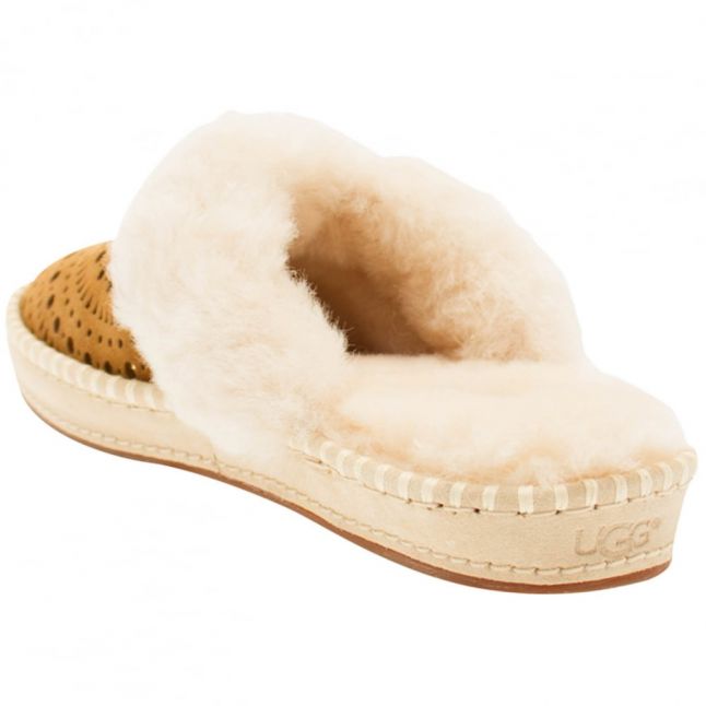 Womens Chestnut Aira Sunshine Perf Slippers