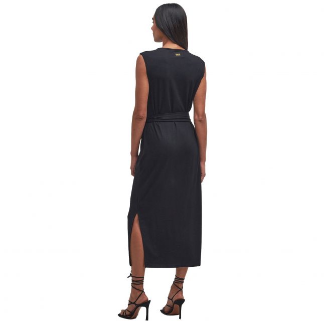 Womens	Black Courtney Midi Dress