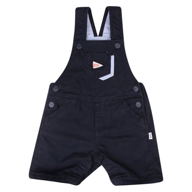 Baby Navy Pocket Trim Dungarees