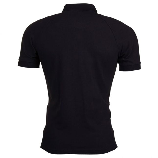 Mens Black Peace S/s Polo Shirt