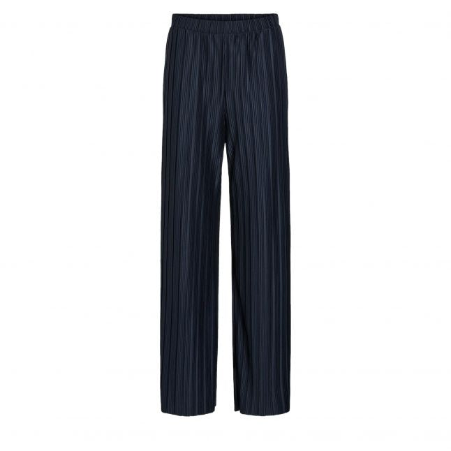 Womens Navy Blazer Vitahlia Plisse Co-ord Trousers