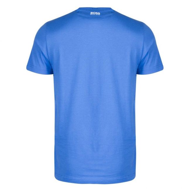 Athleisure Mens Bright Blue Tee 1 Logo S/s T Shirt