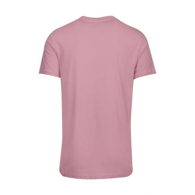 Mens Dusky Pink Beach Big Logo Regular Fit S/s T Shirt