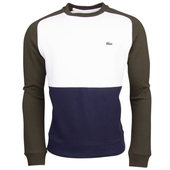 Mens Flour & Navy Sweat Top