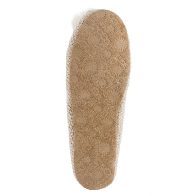 Womens Cream Andi Fluff Slippers