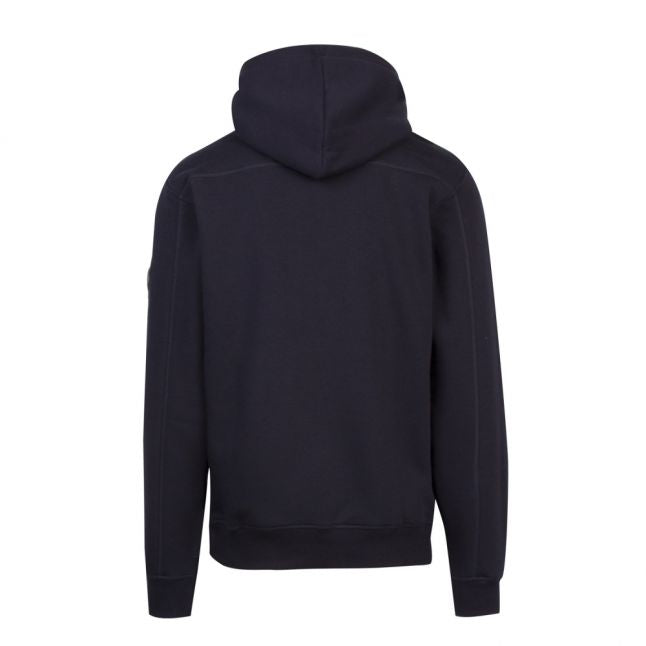 Mens Navy Siren Hooded Sweat Top