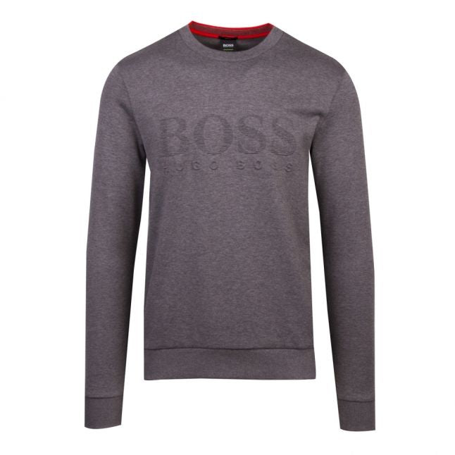 Athleisure Mens Medium Grey Salbo Crew Sweat Top