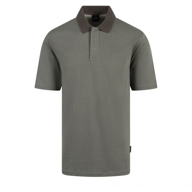 Mens Peat Geo Stretch S/s Polo Shirt