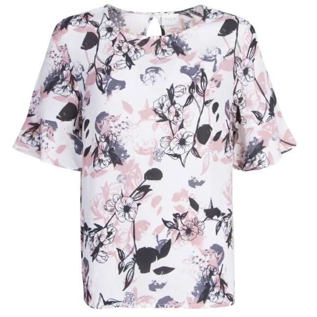 Womens Cloud Dancer Vimalik Print Top