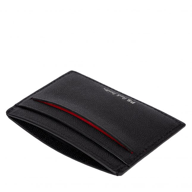 Mens Black Zebra Card Holder