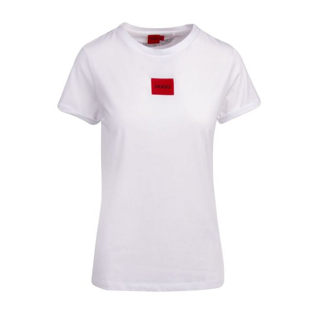 Womens White The Slim Tee Patch S/s T Shirt