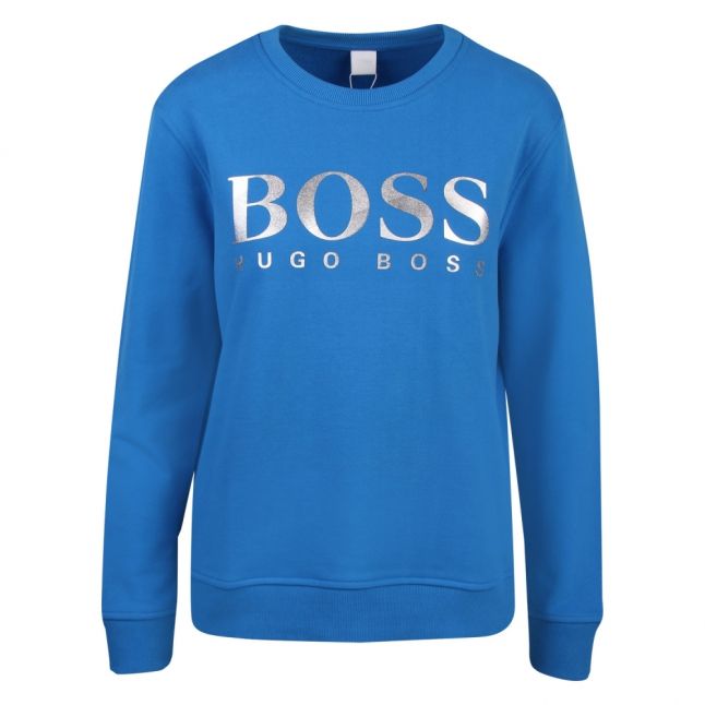 Casual Womens Blue Tastitch Crew Sweat Top