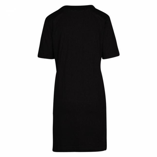 Womens Black 100% Love T Shirt Dress