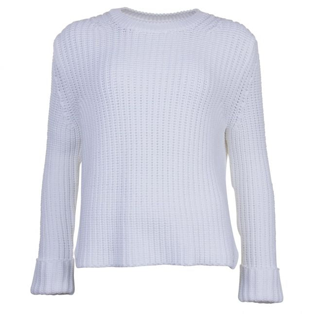 Lifestyle Womens White Clove Hitch Knitted Jumper