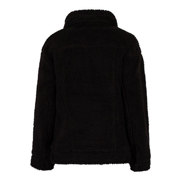 Womens Black Frankie Sherpa Trucker Jacket