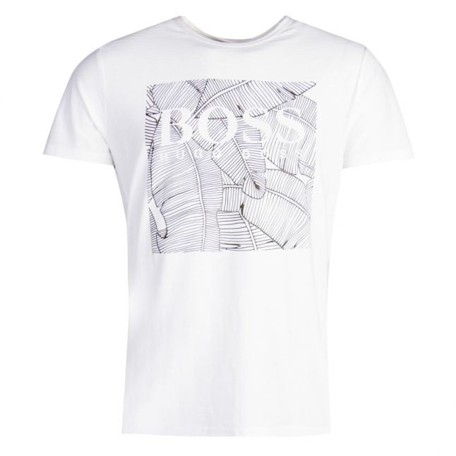 Mens White Casual Tarit 1 S/s T Shirt